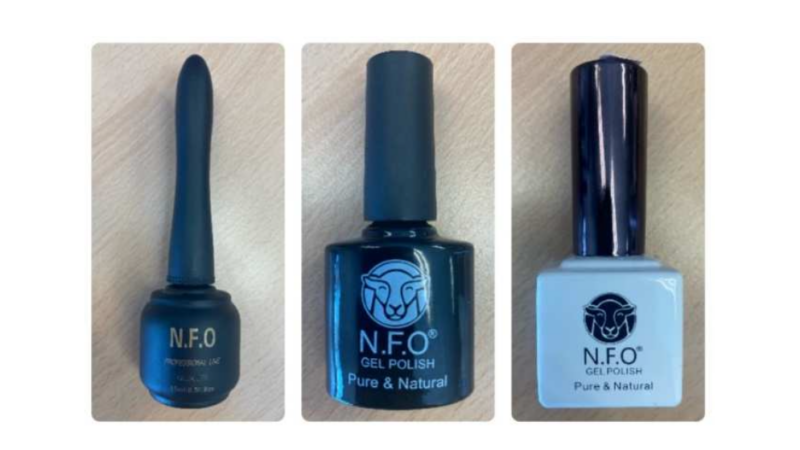 Alerta per uns esmalts d’ungles N.F.O.