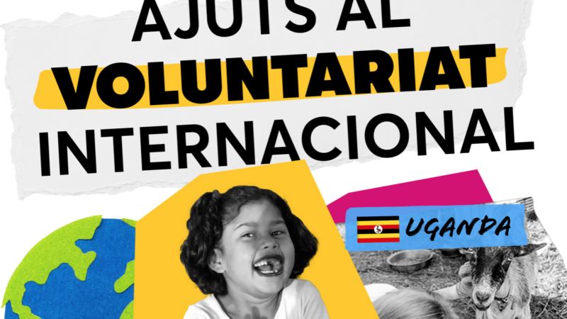 Nova convocatòria de beques per al voluntariat internacional