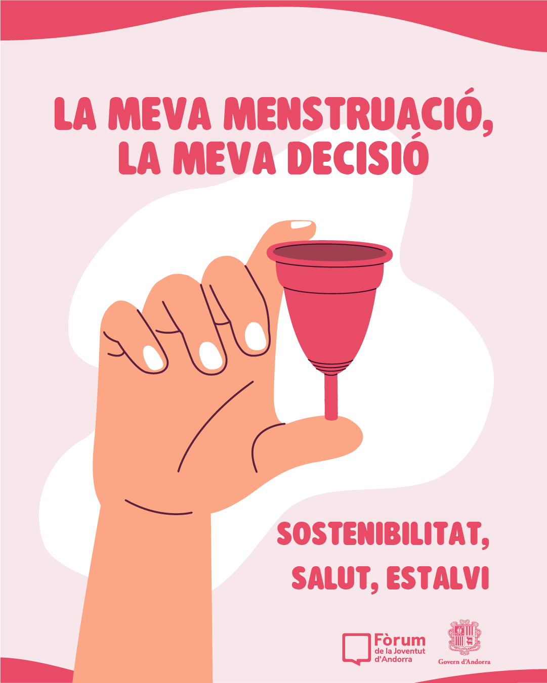 On pots recollir les calcetes i copes menstruals