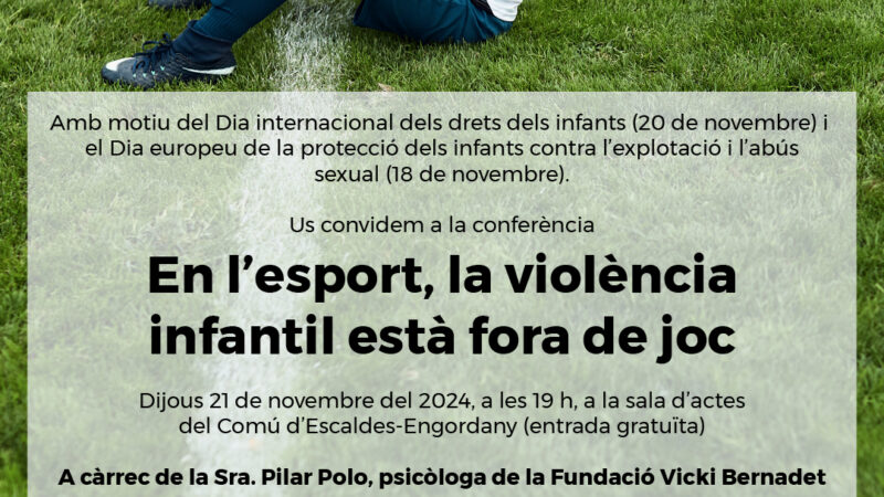 Fora de joc per a la violència infantil