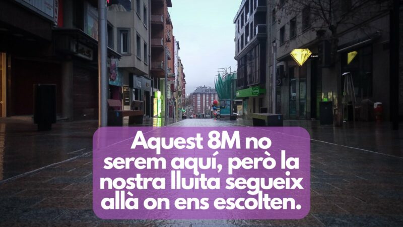 On ha quedat la manifestació del 8M?